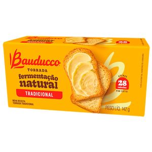 Torrada Tradicional Bauducco Fermentação Natural 142g