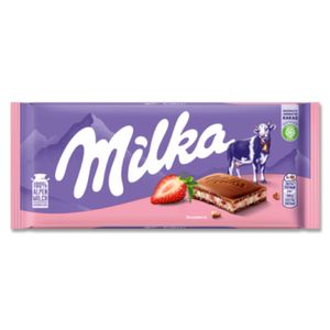 Chocolate Importado Milka Strawberry 100g