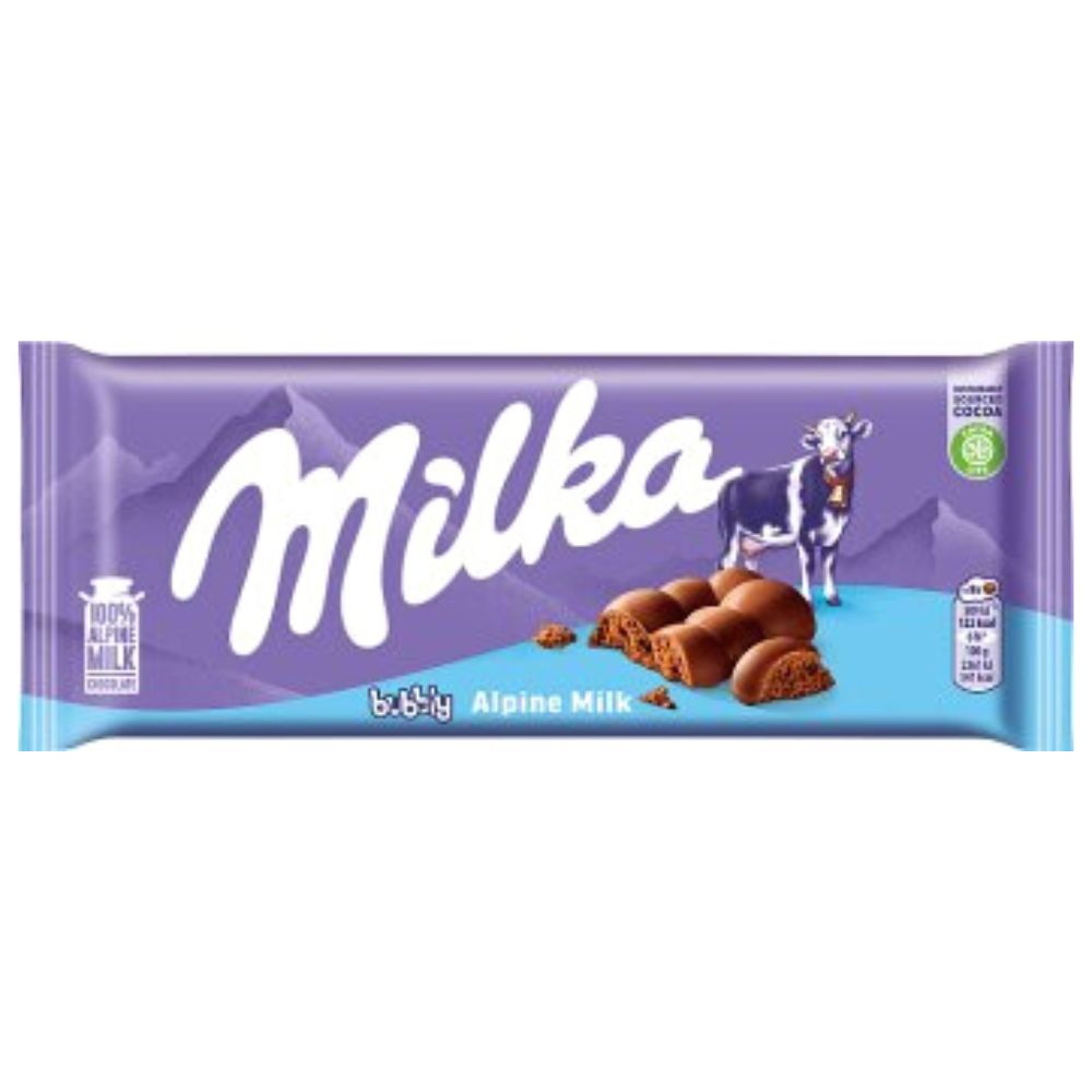 Chocolate Importado Milka Bubbly 90g