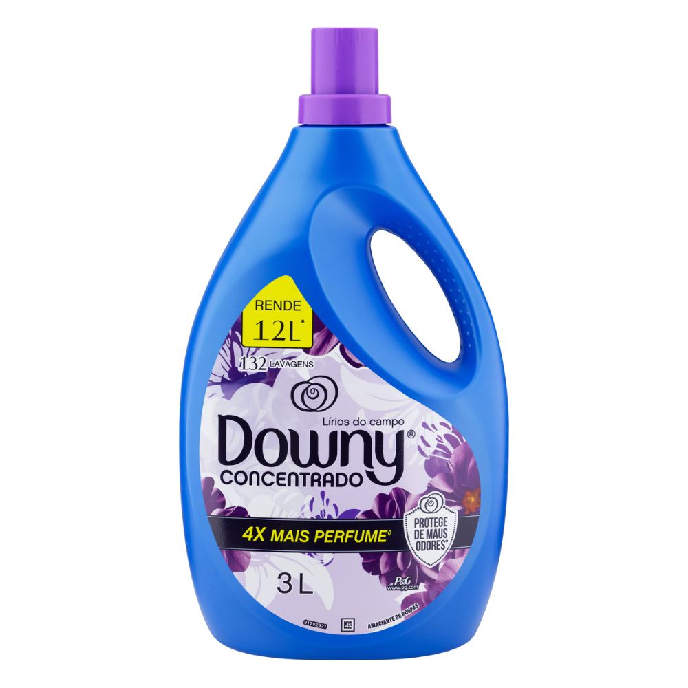 Amaciante de Roupa Concentrado Lírios do Campo Downy Galão 3L