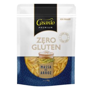 Macarrão de Massa de Arroz Casarão Premium Penne Sem Glúten 500g