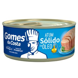 Atum Sólido em Óleo Gomes da Costa Lata 120g