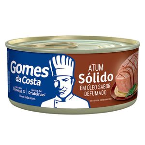 Atum Sólido em Óleo Defumado Gomes da Costa Lata 120g