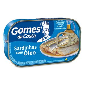 Sardinha com Óleo Gomes da Costa Lata 84g