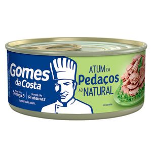 Atum em Pedaços ao Natural Gomes da Costa Lata 120g