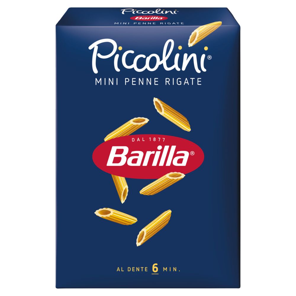 Acquista Barilla Piccolini · Pâtes à la semoule de blé dur · Mini Penne  Rigate n° 66 • Migros