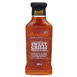 Molho de Pimenta Sweet Chilli Tradicional Bombay Herbs & Spices Vidro 385g