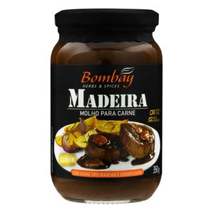 Molho Madeira para Carne Bombay Herbs & Spices Vidro 350g