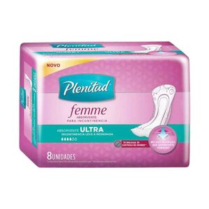 Absorvente Plenitud Femme Ultra Moderado 8 Unidades