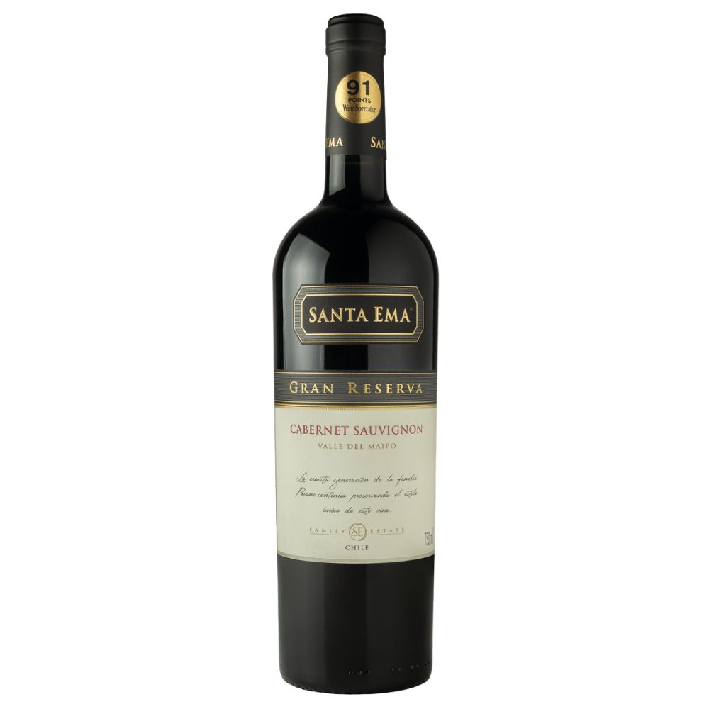 Vinho Chileno Gran Reserva Cabernet Sauvignon Santa Ema 750ml