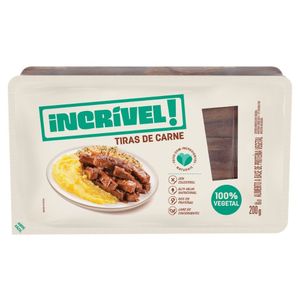 Tiras de Carne Incrível! 100% Vegetal 200g