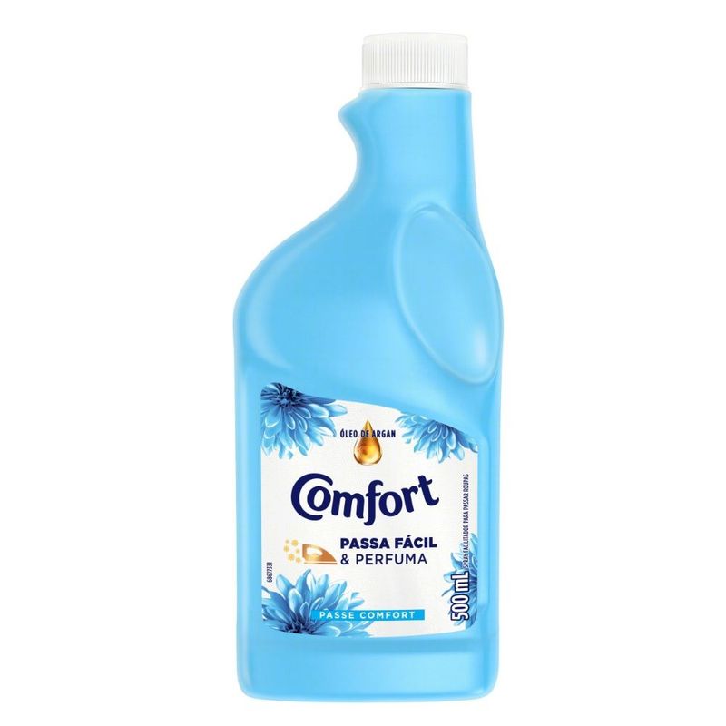 Facilitador-de-Passar-Roupas-Liquido-Comfort-Frasco-500ml-Refil-