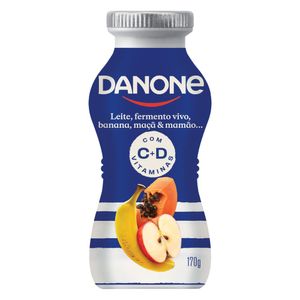 Iogurte Integral Vitamina de Frutas Danone Frasco 170g