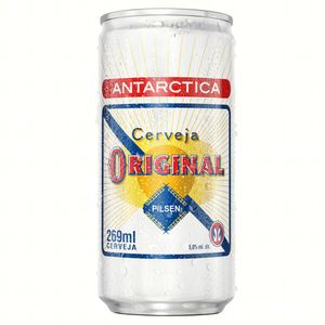 Cerveja Pilsen Antarctica Original Lata 269ml