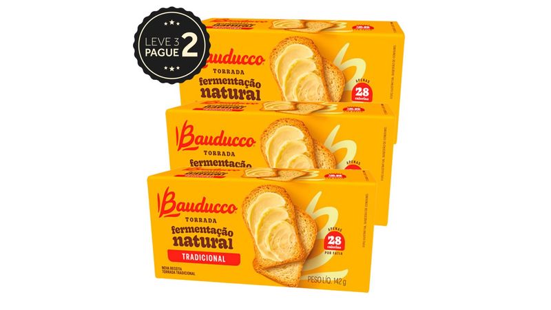 Torrada Multicereais Integral Bauducco Cereale Pacote 128g 6