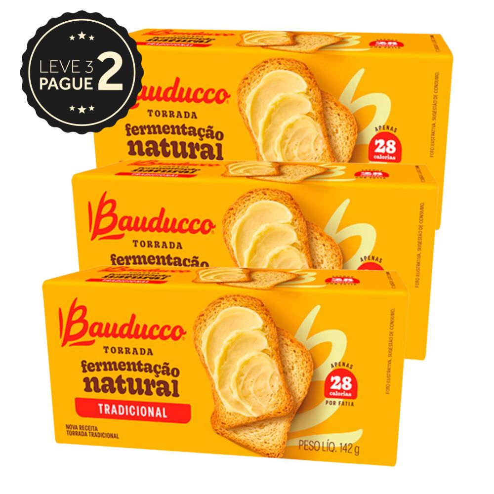 Torrada Toast Integral Tradicional Cereale Bauducco 128g