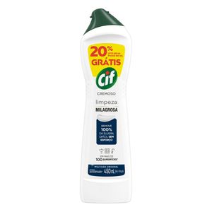 Saponáceo Cremoso Original Cif Squeeze Leve 450ml Pague 360ml