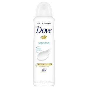 Antitranspirante Aerosol Sensitive sem Perfume Dove 150ml Spray