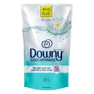 Amaciante de Roupa Concentrado Água Fresca Downy Sachê 1,6L