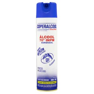 Álcool Aerossol 70º INPM Clássico Coperalcool Bacfree Frasco 360ml