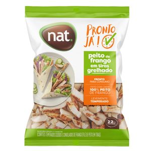 Peito de Frango em Tiras Grelhado Nat. 500g