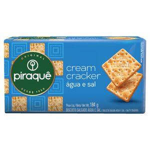 Biscoito Água e Sal Piraquê Pacote 184g