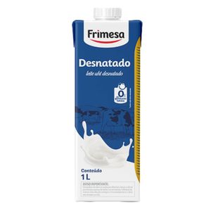 Leite UHT Desnatado Frimesa Caixa 1L