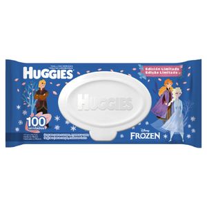 Toalha Umedecida Infantil Frozen Huggies Pacote 100 Unidades