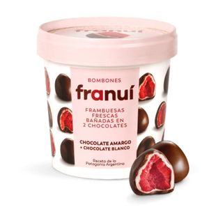 Franuí Framboesa Banhada Chocolate Amargo 150g