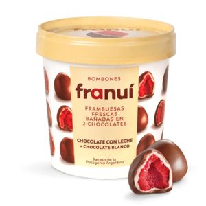 Franuí Framboesa Banhada Chocolate ao Leite 150g