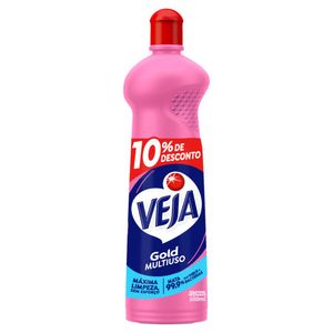 Limpador Multiuso Floral Veja Gold Squeeze 500ml Grátis 10% de Desconto