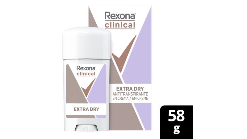 Desodorante Antitranspirante Rexona Clinical Extra Dry 150ml