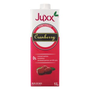 Bebida Adoçada Cranberry Juxx Funcionais Caixa 1L