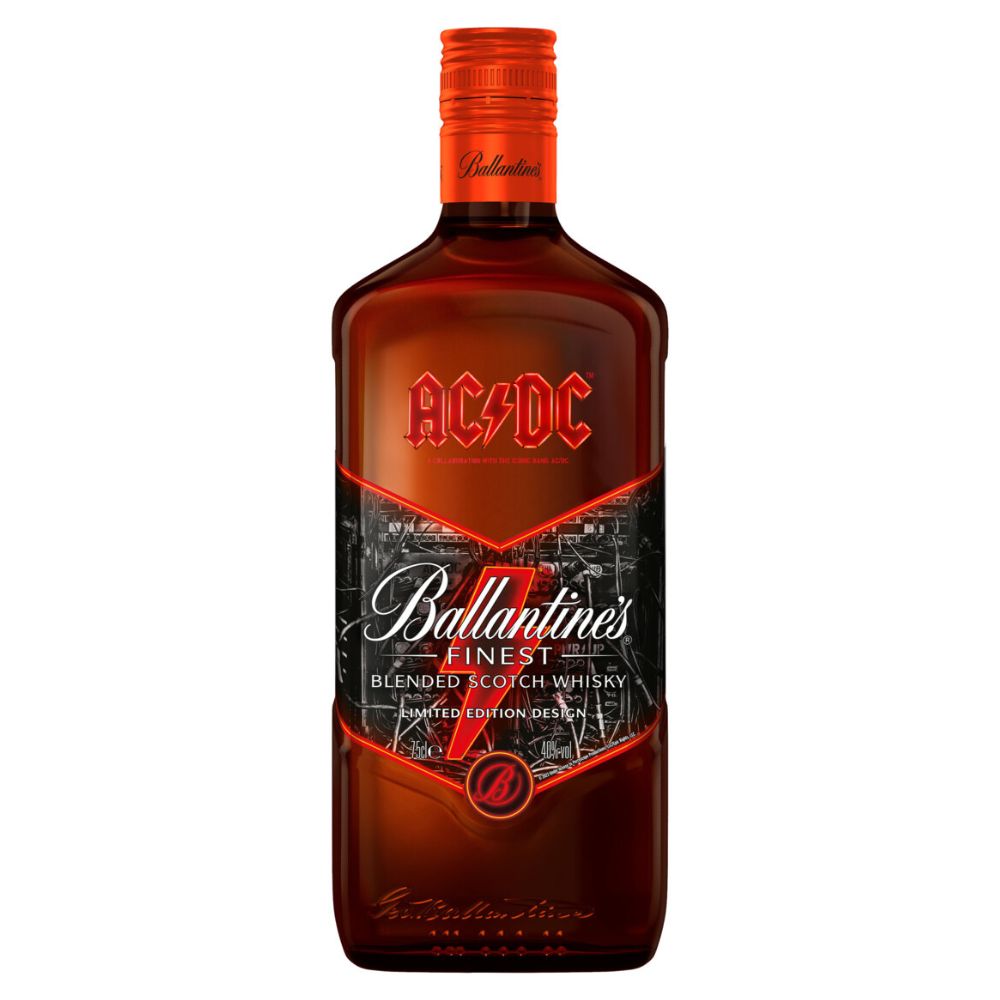 Whisky Escocês Blended Finest AC/DC Ballantine's Garrafa 750ml