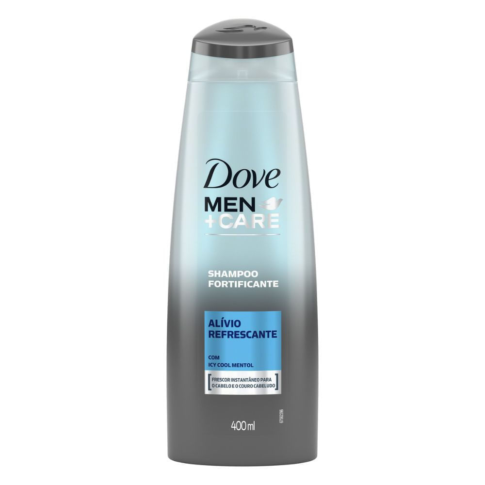 Shampoo Dove Men+Care Alívio Refrescante Frasco 400ml