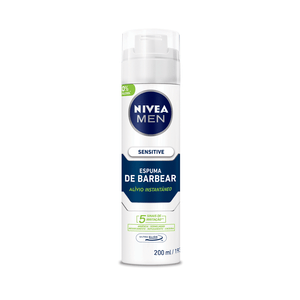 Espuma de Barbear Sensitive Nivea Men 200ml