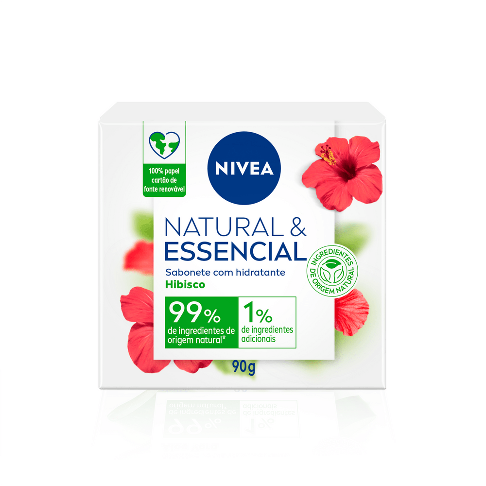 Sabonete em Barra Natural & Essencial Hibisco Nivea 90g
