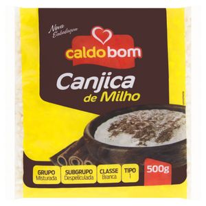 Canjica de Milho Branca Tipo 1 Caldo Bom Pacote 500g