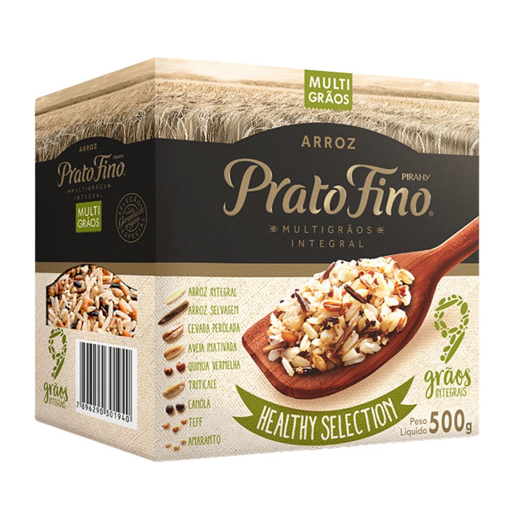 Arroz Multigrãos Integral Prato Fino 500g