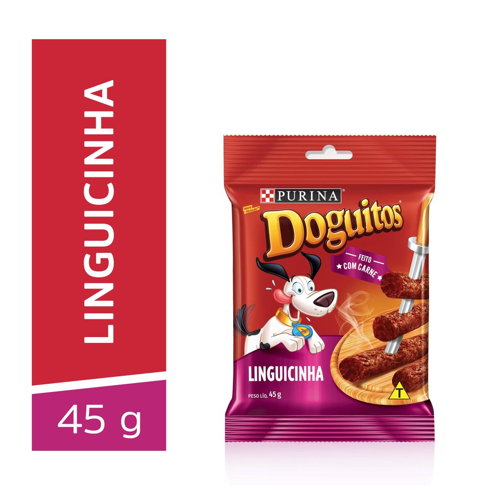 Petisco Purina Doguitos Linguicinha para Cães 45g