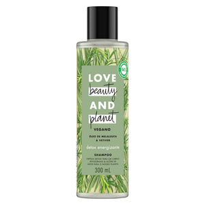 Shampoo Love Beauty & Planet Detox Energizante Frasco 300ml