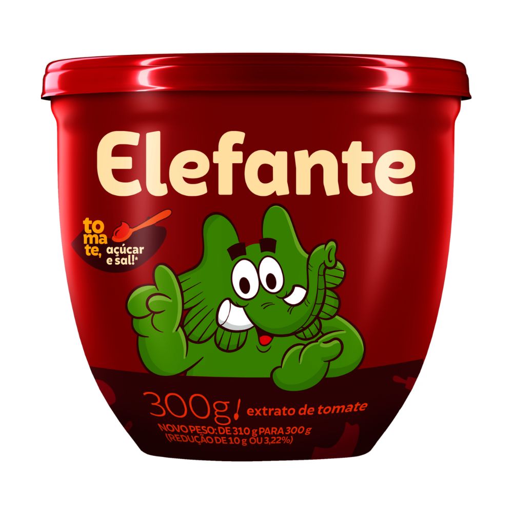 Extrato de Tomate Elefante Pote 300g