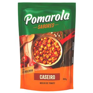 Molho de Tomate Caseiro com Cebolinha Pomarola Sabores Sachê 300g