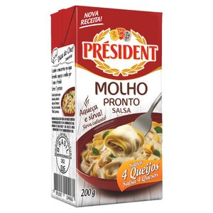 Molho 4 Queijos Président Caixa 200g
