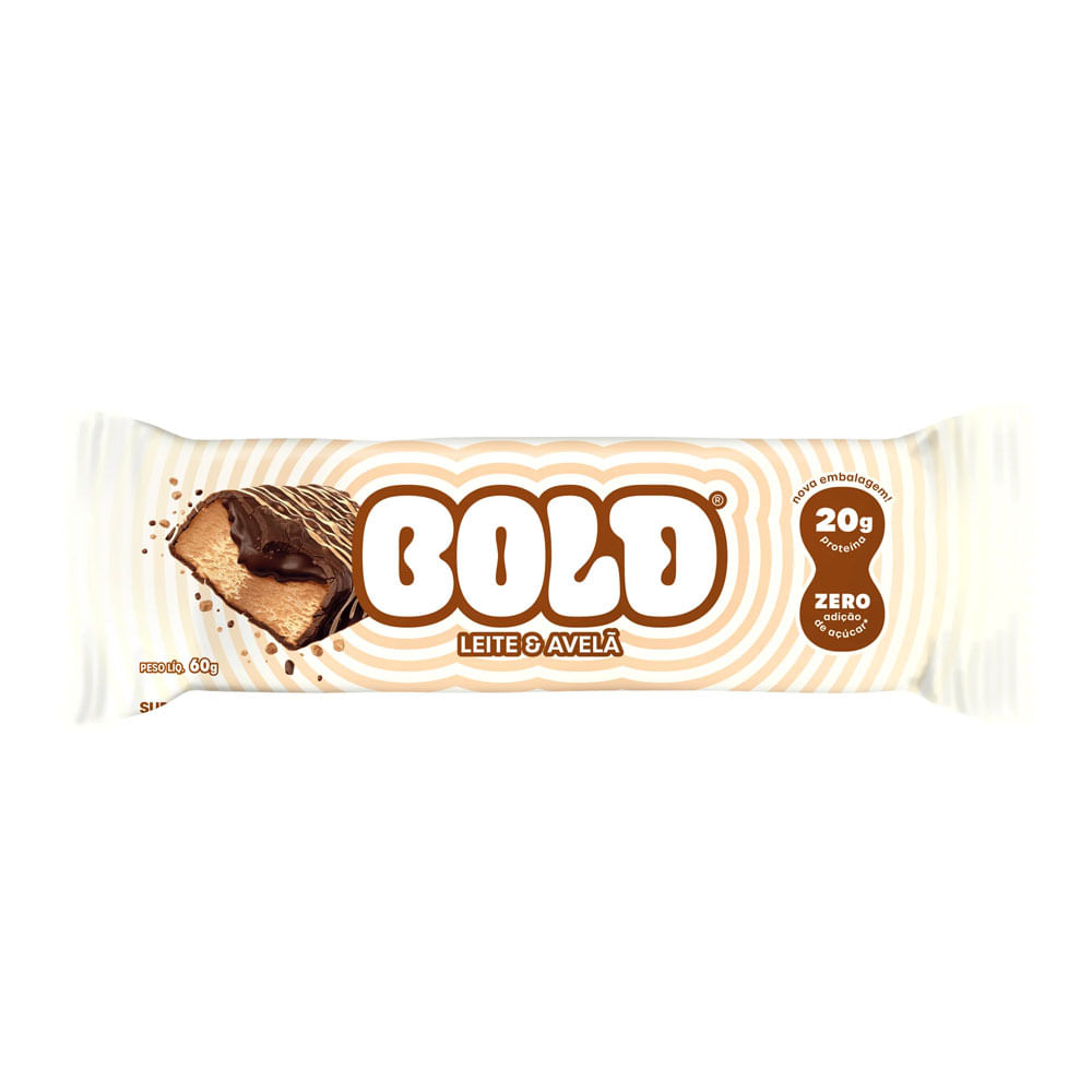 Barra Proteína Bold Leite e Avela 60g