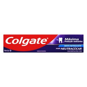 Creme Dental Menta Refrescante Colgate Máxima Proteção Anticáries Caixa 70g