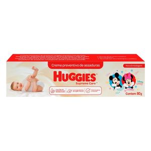 Creme Preventivo de Assaduras Bebê Huggies Supreme Care Caixa 80g