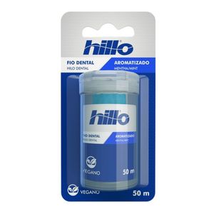 Fio Dental Hillo Menta Vegano Aromatizado 50m