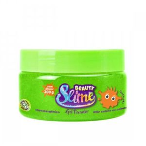 Gel Fixador para Cabelo Beauty Slime Verde Neon com 200g