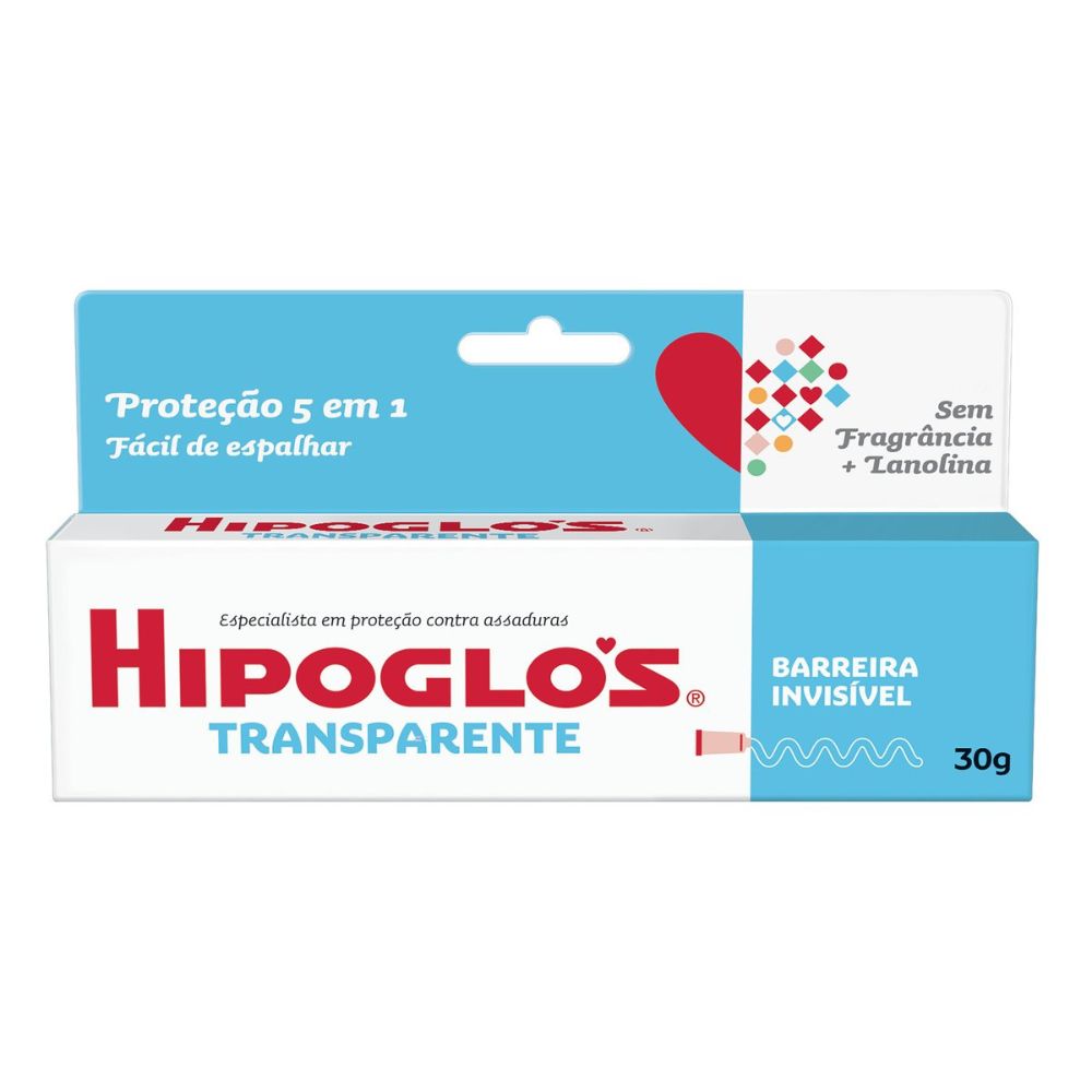 Creme Preventivo de Assaduras Transparente Hipoglós Caixa 30g